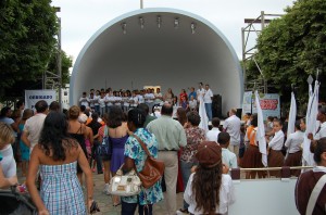 Concha02 O povo voltou a participar de um evento na Praça Getúlio Vargas