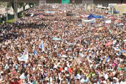 Evangélicos invadiram São Paulo na Marcha para Jesus