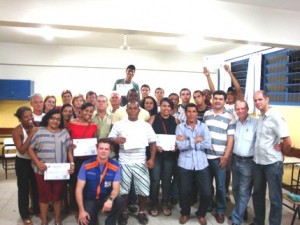 Núcleo A formatura do segundo Núcleo Comunitário de Defesa Civil contou com a presença do vice-prefeito Fernando Fernandes, o Paulada