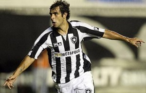 Herrera comemora mais um gol com a camisa do Botafogo