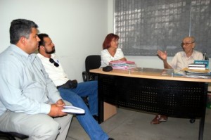 Educação01 O prefeito Claudão em reunião com representantes do Instituto Federal Fluminense (IFF)