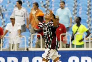 Fluminense Wellington Silva agradece pelo gol marcado contra o Friburguense