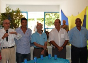 Educação01 Ao visitar as novas dependências da escola o prefeito Claudão viveu momentos de muita emoção