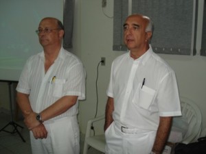 Saúde01 George Thomas Henney e Marcos Tinoco estão preocupados com a saúde da população