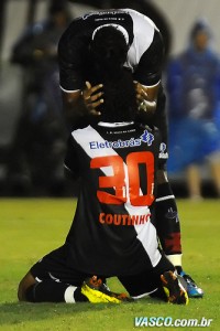 Vasco Philippe Coutinho marcou um dos gols da vitória do Vasco sobre o Volta Redonda