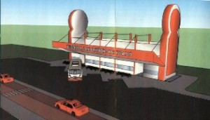 Italva1 Gravura de como ficará a Rodoviária em italva