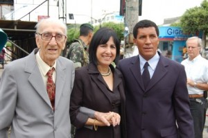 Itaperuna03 Prefeito Claudão, Secretária de Governo Claudete e Vice-prefeito Paulada