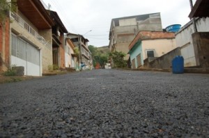São mais de 55 mil m2 de ruas com drenagem e pavimentação que já estão prontos