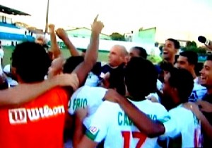 Cabofriense Jogadores e Comissão Técnica da Cabofriense vibraram com o retorno a primeirona do Rio de Janeiro