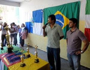 Subsecretário de Educação Válber Meireles e o secretário de Cultura, Esporte e Lazer Eduardo Suisso (Futuca)