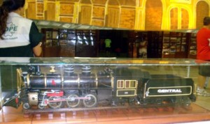 Foram expostos fotos de estações ferroviárias, trens de passageiros e carga, além de seiscentos quadros de locomotivas elétricas, a diesel e a vapor