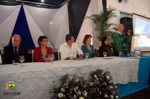 O prefeito Claudão participou do evento e comemorou as conquistas de sua administração