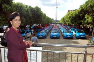 A secretária Municipal de Governo Claudete Cerqueira, bastante atuante na nova administração, participou do evento