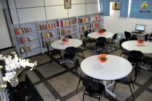 Biblioteca02 Espaço aconchegante para o exercício da leitura