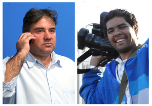 O Repórter Corban Costa, da Rádio Nacional, e o repórter cinematográfico Gilvan Rocha, da TV Brasil, foram detidos no Egito