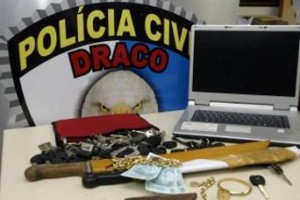 Draco Todo material apreendido foi levado para Draco