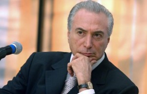 Michel Temer Vice-Presidente, Michel Temer, está sendo investigado em processo no Supremo Tribunal Federal por recebimento de propina