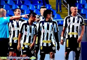 Botafogo Botafogo vence o Santos no Engenhão com gol de Fábio Ferreira