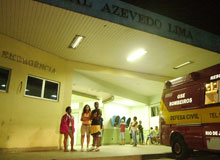 Hospital Azevedo Lima Feridos foram socorridos no Hospital Azevedo Lima
