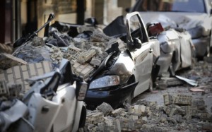 Lorca 03 A destruição pode ser vista em toda cidade