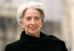 Christine Lagarde Lagarde é eleita diretora-gerente do FMI