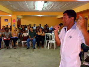 Abertura do Forum pelo Prefeito Paulada que falou da importância do evento
