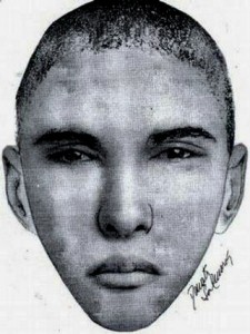 O retrato falado do suspeito foi divulgado nesta segunda-feira pela Polícia Civil do Rio O retrato falado do suspeito foi divulgado nesta segunda-feira pela Polícia Civil do Rio
