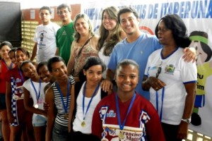 Tarde de premiação, quando os alunos receberam medalhas de ouro, prata e bronze  