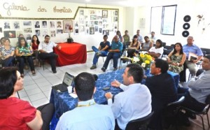 O evento aconteceu no auditório do Departamento Municipal de Cultura O evento aconteceu no auditório do Departamento Municipal de Cultura