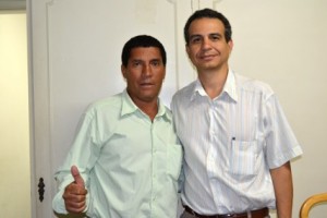 O prefeito Fernando Fernandes (Paulada) e o secretário de Saúde de Itaperuna Crebylon Nino Gonçalves atentos ao controle para uma melhor saúde para a população O prefeito Fernando Fernandes (Paulada) e o secretário de Saúde de Itaperuna Crebylon Nino Gonçalves atentos ao controle para uma melhor saúde para a população