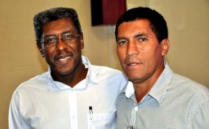 Secretário de Educação José Luiz Borracha e o prefeito Fernando Paulada Secretário de Educação José Luiz Borracha e o prefeito Fernando Paulada