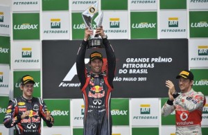Mark Webber vence o GP do Brasil em São Paulo a única vitória do ano Mark Webber vence o GP do Brasil em São Paulo a única vitória do ano