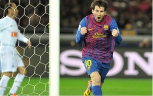 Com passeio de Messi, Barcelona é Campeão do Mundial de Clubes com goleada sobre do Santos Com passeio de Messi, Barcelona é Campeão do Mundial de Clubes com goleada sobre o Santos