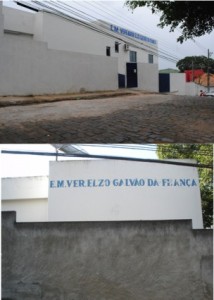 Elzo Galvão da França - Antes (embaixo) e Depois (acima) da obra realizada Elzo Galvão da França - Antes (embaixo) e Depois (acima) da obra realizada