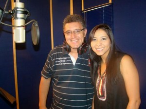 Jozyanne grava música com participação especial de Nani Azevedo Jozyanne grava música com participação especial de Nani Azevedo