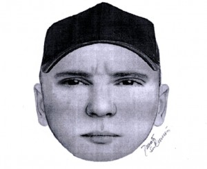 Retrato falado do homem suspeito de ter sido autor do disparo contra a jovem em Nova Iguaçu Retrato falado do homem suspeito de ter sido autor do disparo contra a jovem em Nova Iguaçu