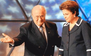 Dilma vai receber presidente da Fifa sexta-feira Dilma vai receber presidente da Fifa sexta-feira