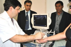 A nova Sala de Exames está situada no Posto de Saúde Dr. Raul Travassos A nova Sala de Exames está situada no Posto de Saúde Dr. Raul Travassos