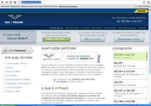 Inscrições para o Programa Universidade para Todos (ProUni) já estão abertas Inscrições para o Programa Universidade para Todos (ProUni) já estão abertas