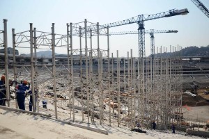 Maracanã inicia processo de instalação da nova cobertura Maracanã inicia processo de instalação da nova cobertura