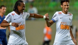 Em casa Cruzeiro sofre goleada do Santos de Neymar Em casa Cruzeiro sofre goleada do Santos de Neymar