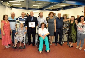 Prefeito eleito, Alfredão, depois da diplomação junto com seus familiares