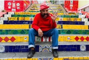 Artista plástico, Jorge Selarón, é encontrado carbonizado no Rio de Janeiro Artista plástico, Jorge Selarón, é encontrado carbonizado no Rio de Janeiro