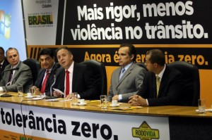 Aguinaldo Ribeiro, ministro das Cidades, lança campanha de prevenção de acidentes no carnaval