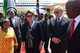 Dilma está em Durban, na África do Sul, para a reunião do Brics