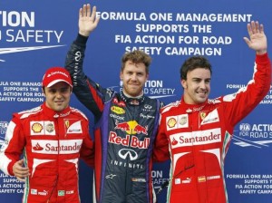Sebastian Vettel faz a pole position para o GP da Malásia e Felipe Massa é segundo