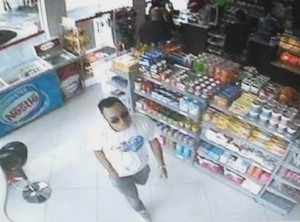 Jonatas foi identificado por meio de imagens da câmera de segurança de um posto de gasolina
