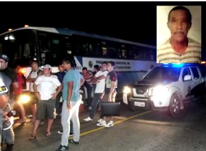 Acidente na RJ 186 mata senhor que saía de um culto evangélico (Foto: Renato Freitas)