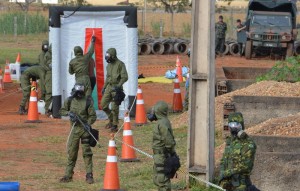Exército, Abin e bombeiros do DF participaram de treinamento em operação contra terrorismo para a Copa Exército, Abin e bombeiros do DF participaram de treinamento em operação contra terrorismo para a Copa