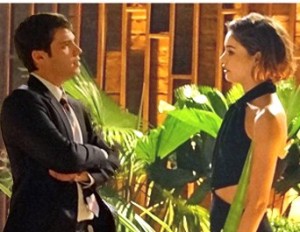 Amora termina com Maurício (Foto: Sangue Bom/TV Globo) Amora termina com Maurício (Foto: Sangue Bom/TV Globo)